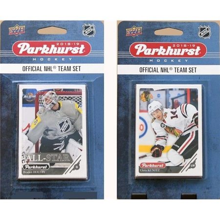 WILLIAMS & SON SAW & SUPPLY C&I Collectables 18BHAWKSTS NHL Chicago Blackhawks 2018-19 Parkhurst Team Set & an All-star set 18BHAWKSTS